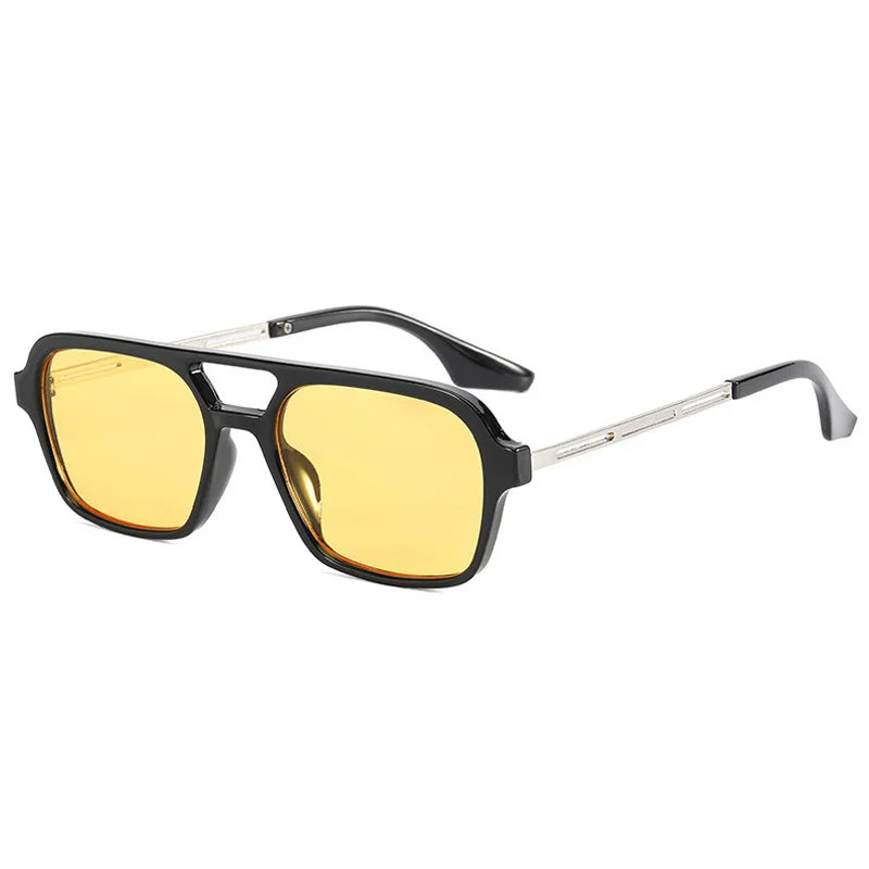 Califa UV400 Sunglasses with Acetate  Metal Frame-7
