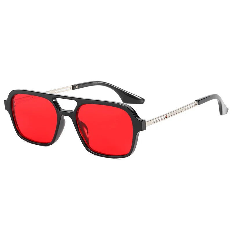 Califa UV400 Sunglasses with Acetate  Metal Frame-5
