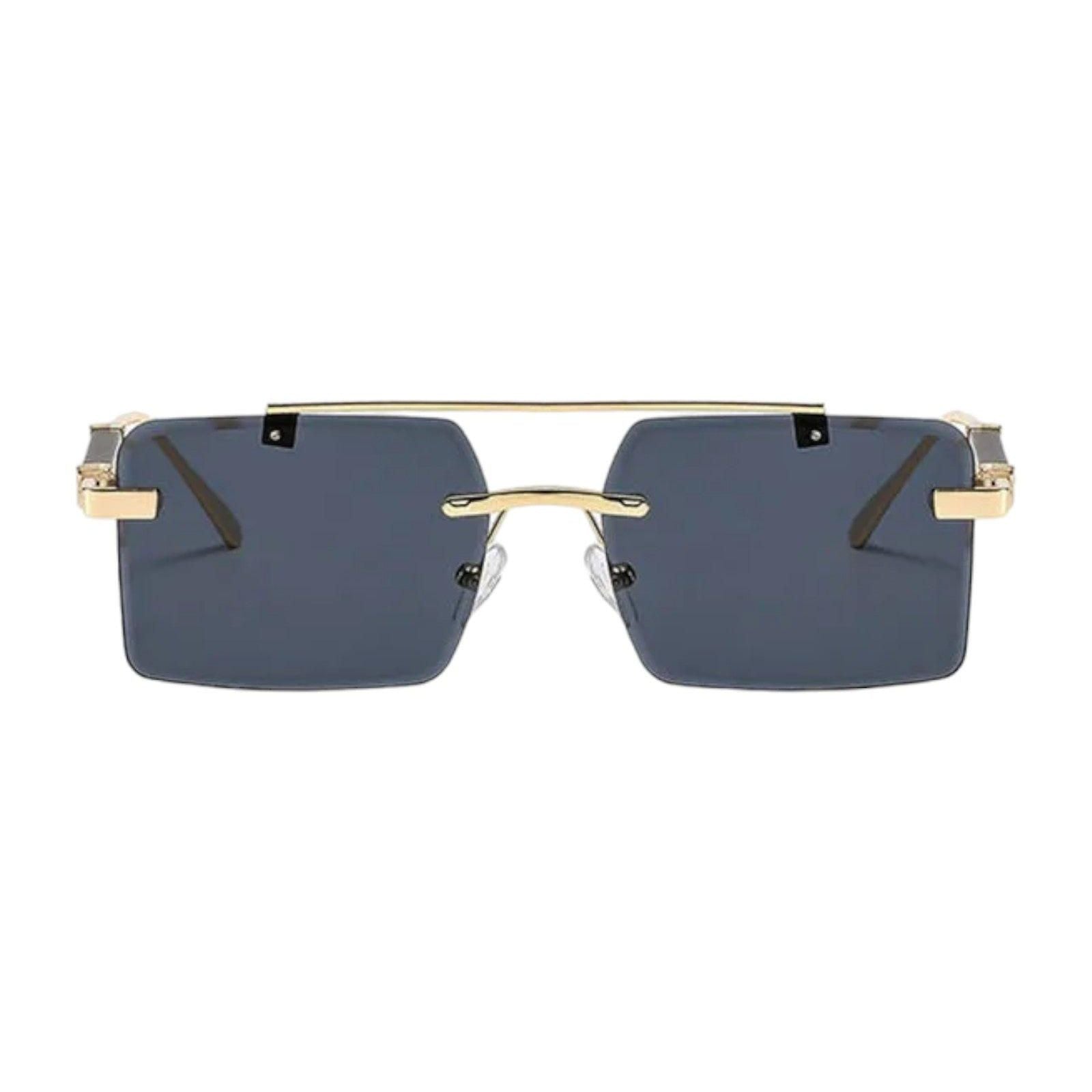 Mens Minimalist Retro Sunglasses with Iconic Frames-1