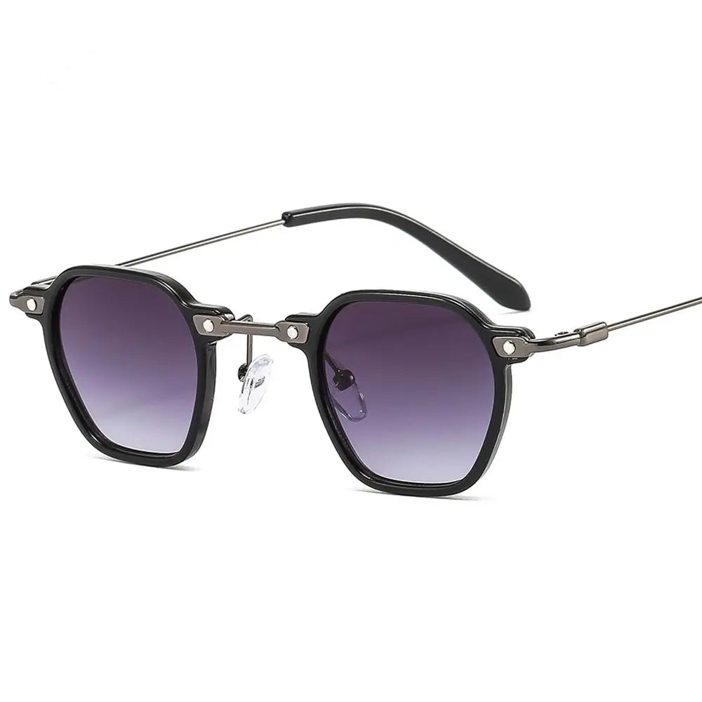 Polygon punk sunglasses, C2 purple gradient lens