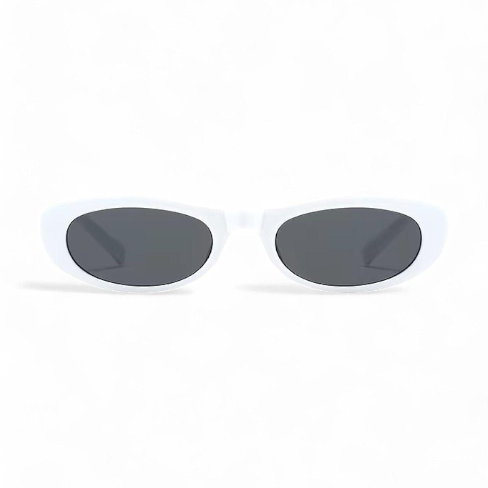 Round sunglasses for women, folded view