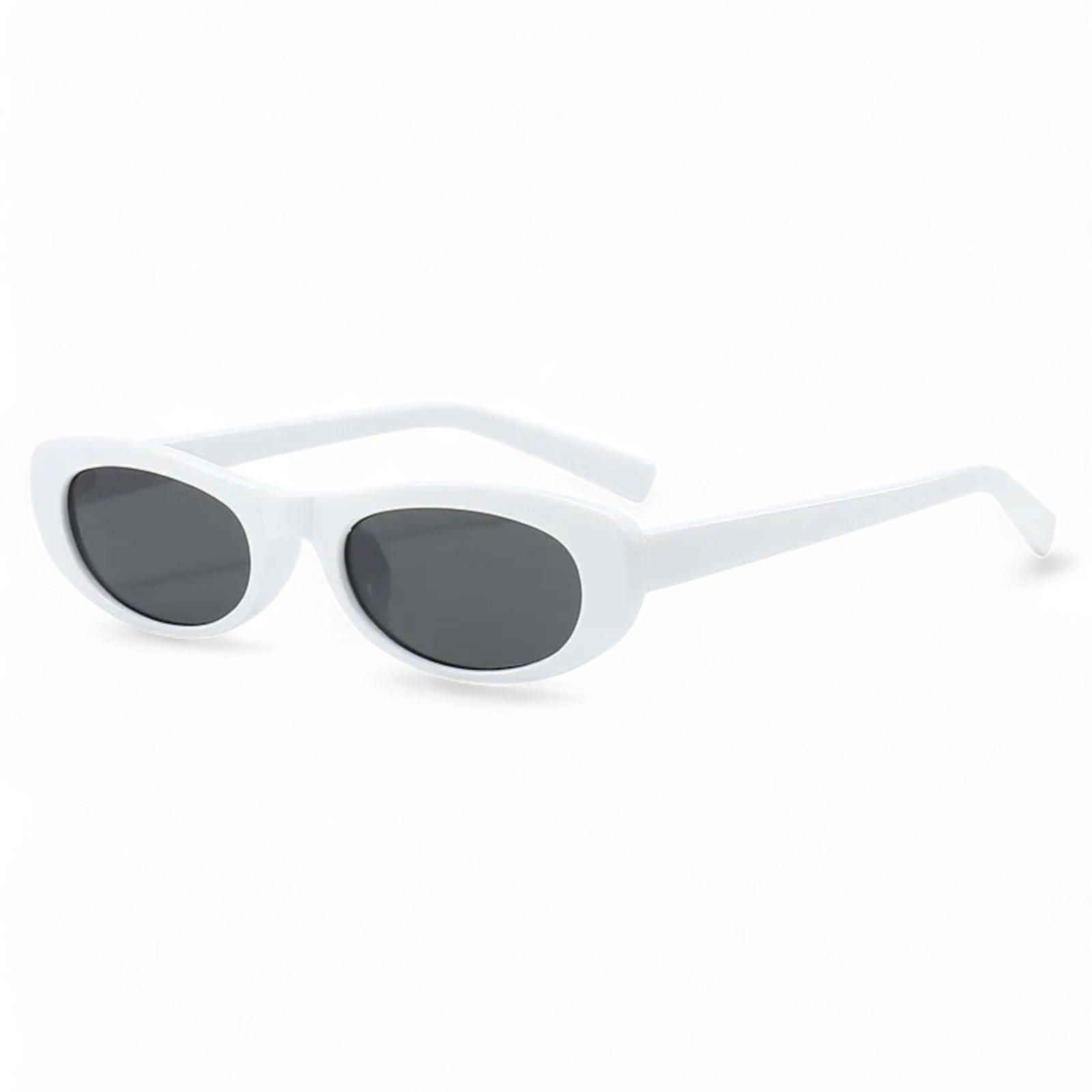 Round sunglasses for square faces, women's retro oversized eyewear