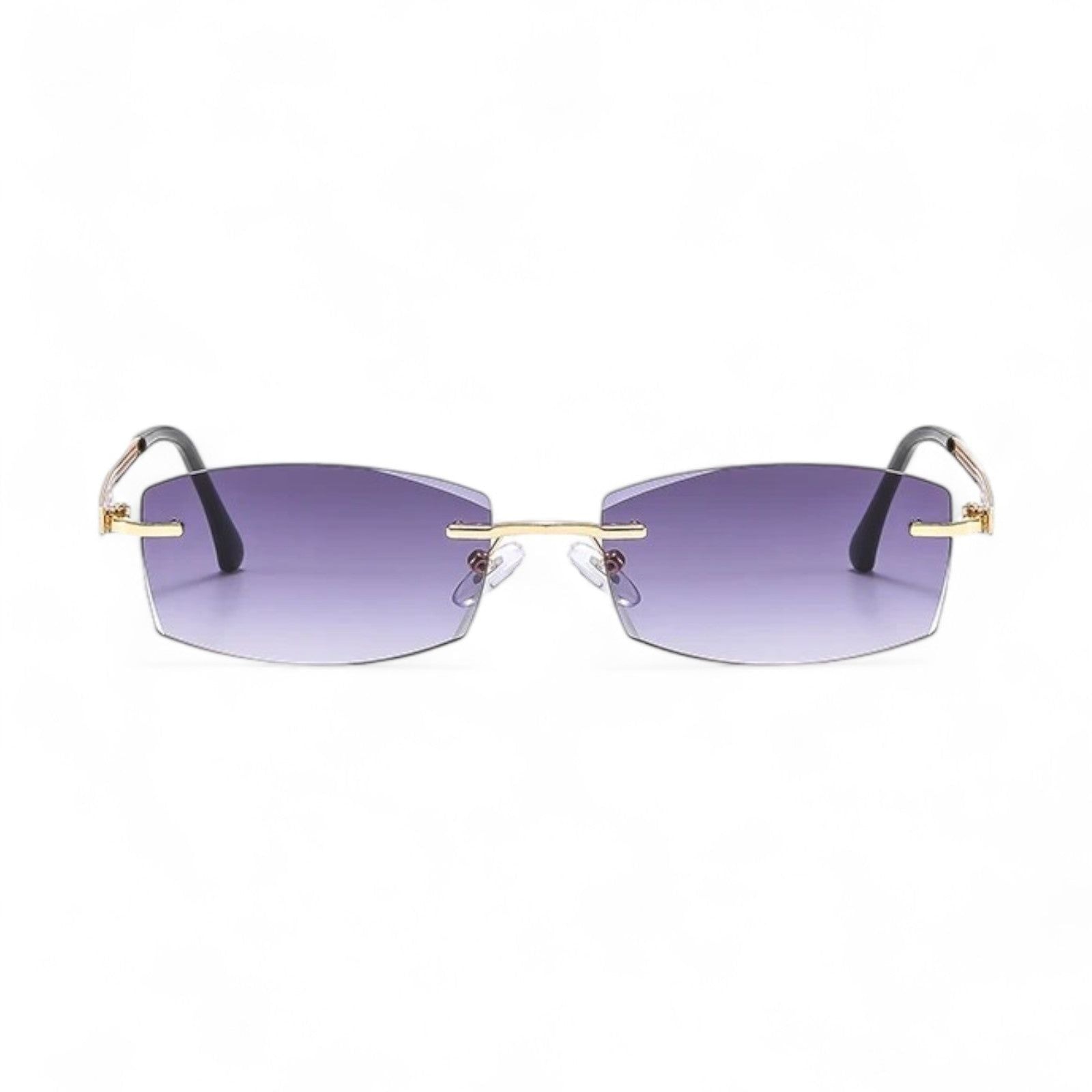 Vega Rimless Sunglasses – Mirror Lens, UV400-8