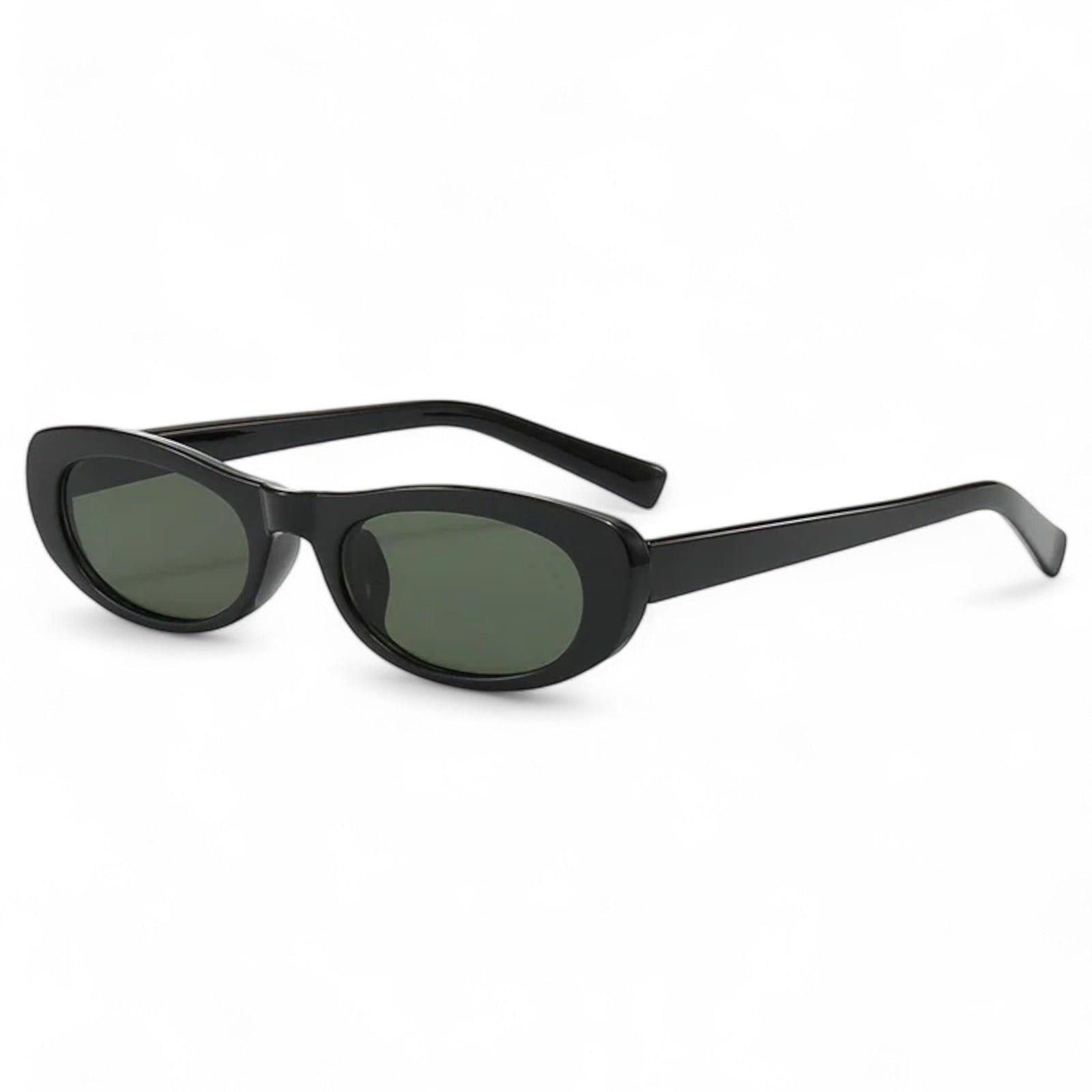 Retro oversized round sunglasses for women, side view