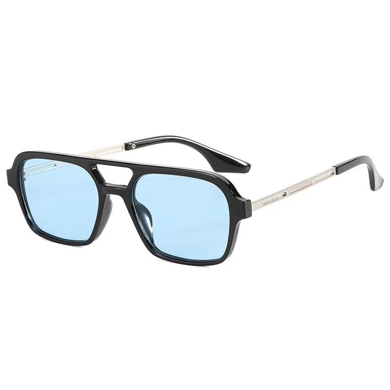 Califa UV400 Sunglasses with Acetate  Metal Frame-6