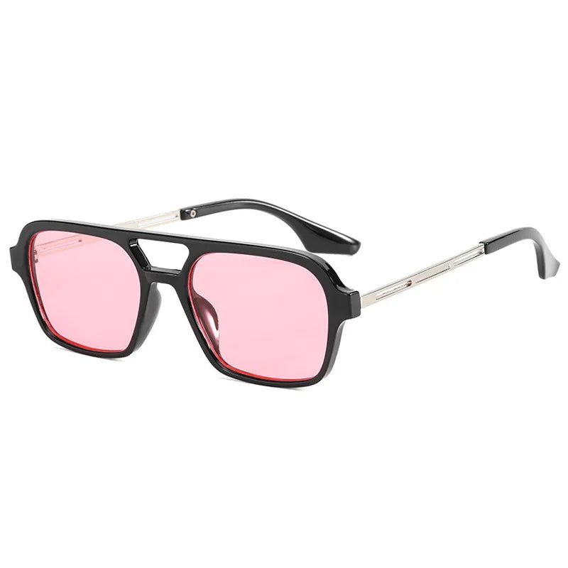 Califa UV400 Sunglasses with Acetate  Metal Frame-10
