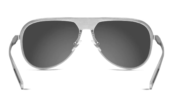 Polarized Silver Aviator Sunglasses for Men - Classy  Luxurious Style-2