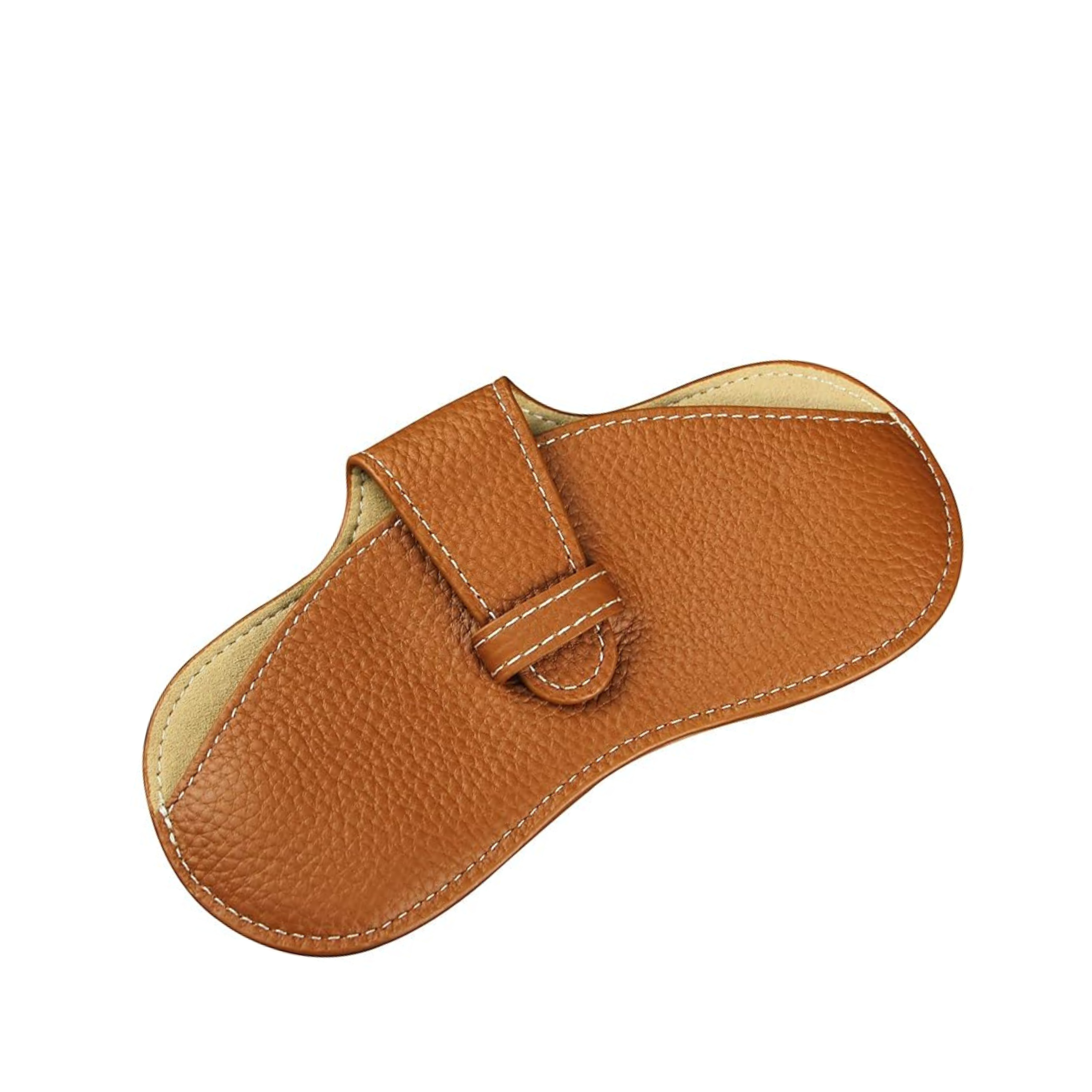Oil-Waxy Leather Sunglasses Case – Microfiber Lined-1