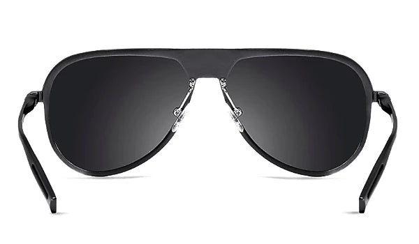 Polarized Black Aviator Sunglasses for Men - Classy Luxury Style-2