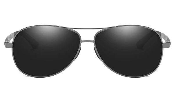 Polarized Black Pilot Sunglasses for Men - Classy and Stylish-2