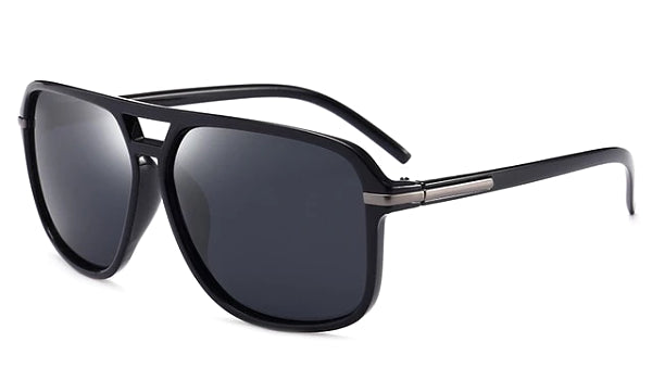 Black Jetsetter Sunglasses for Classy Men - Stylish UV Protection-1