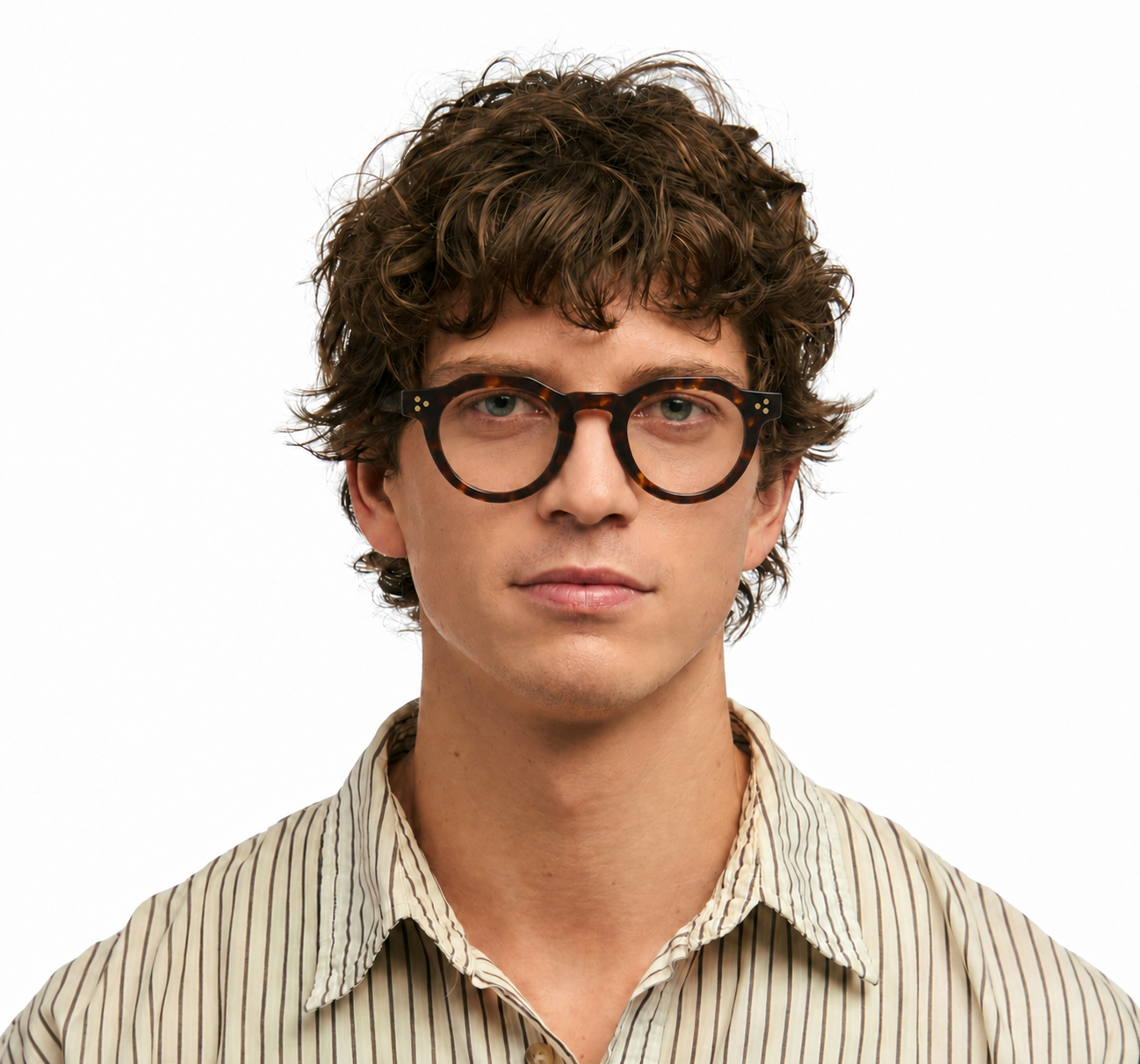 bold thick frame eyeglasses acetate clear lens