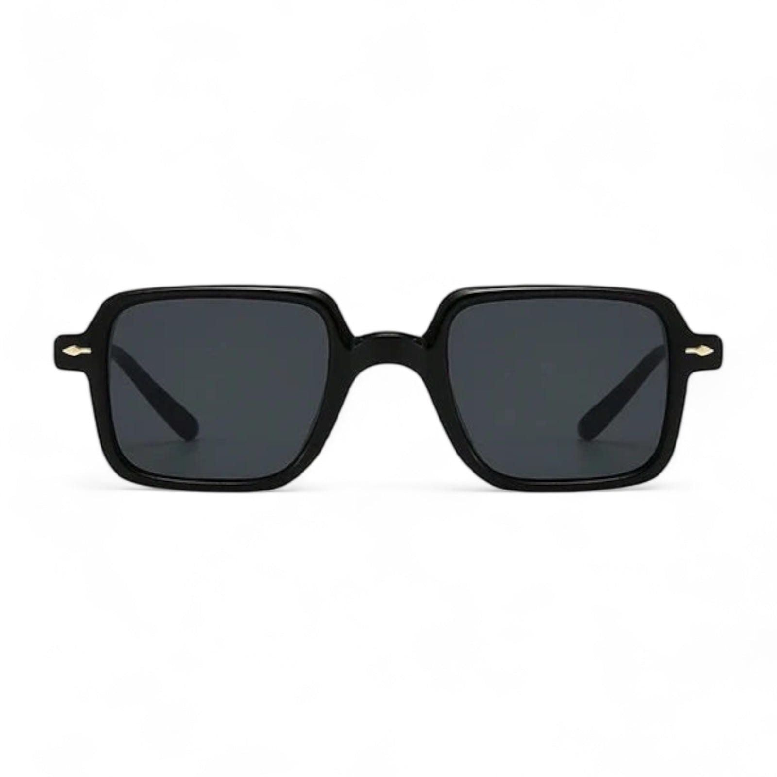 Mens Iconic Square Frame Sunglasses with UV Protection Lenses-2