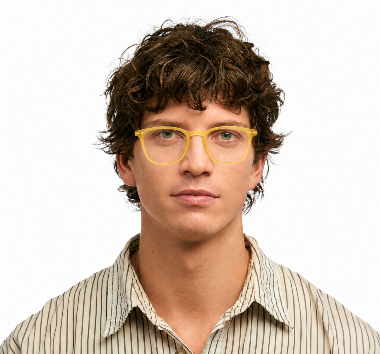 classic european style eyeglasses square