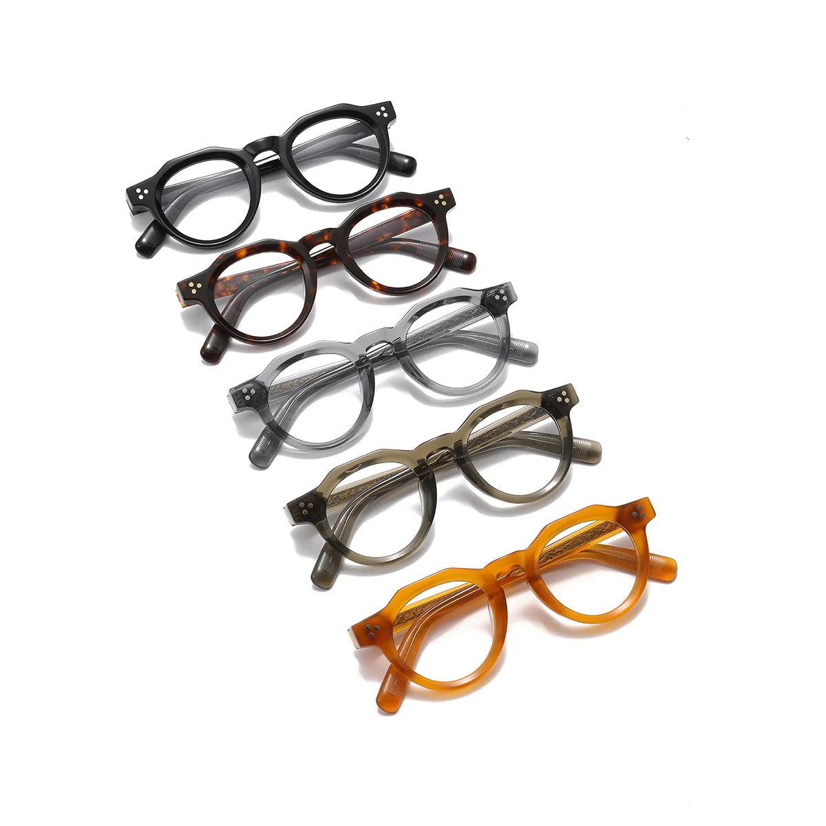 classic heavy round glasses everyday wear
