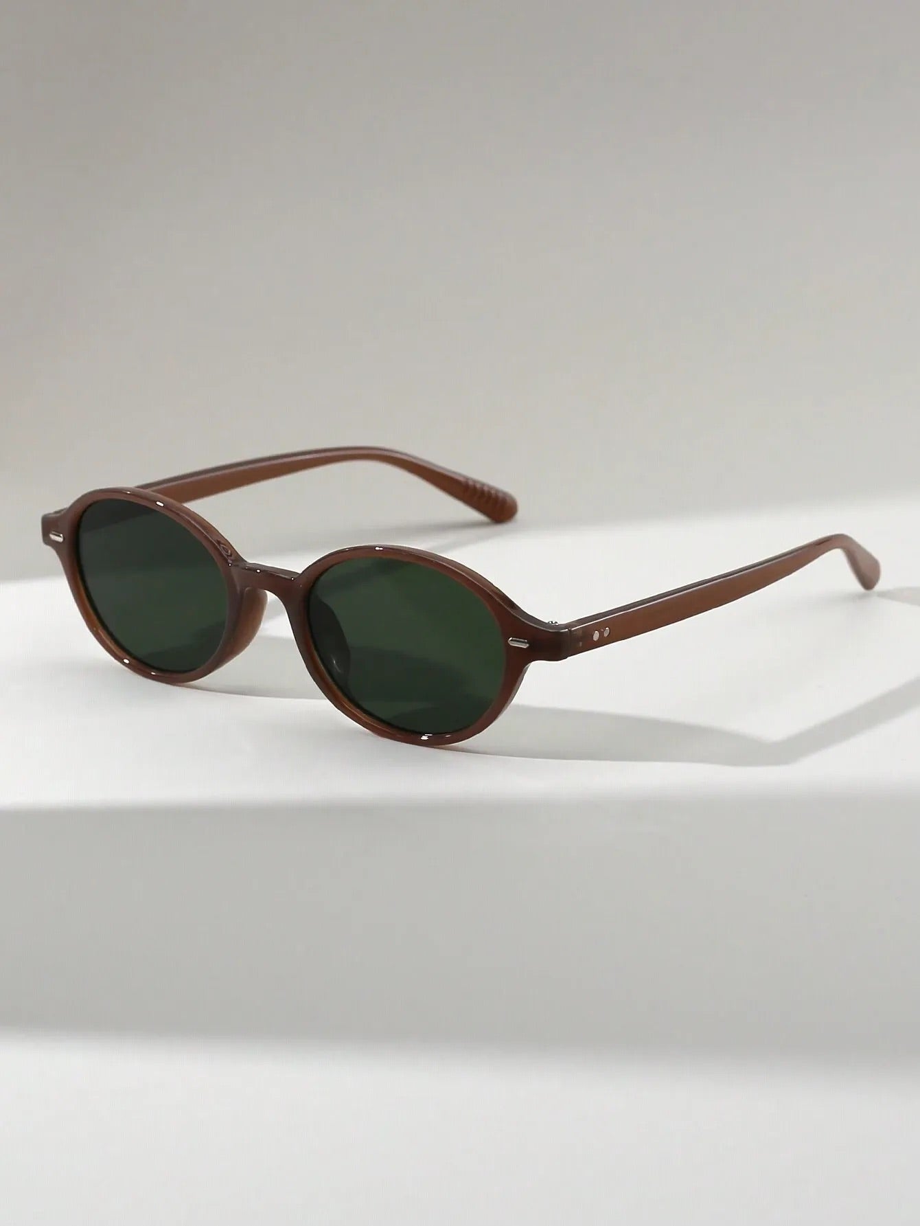 compact round sunglasses travel lightweight unisex