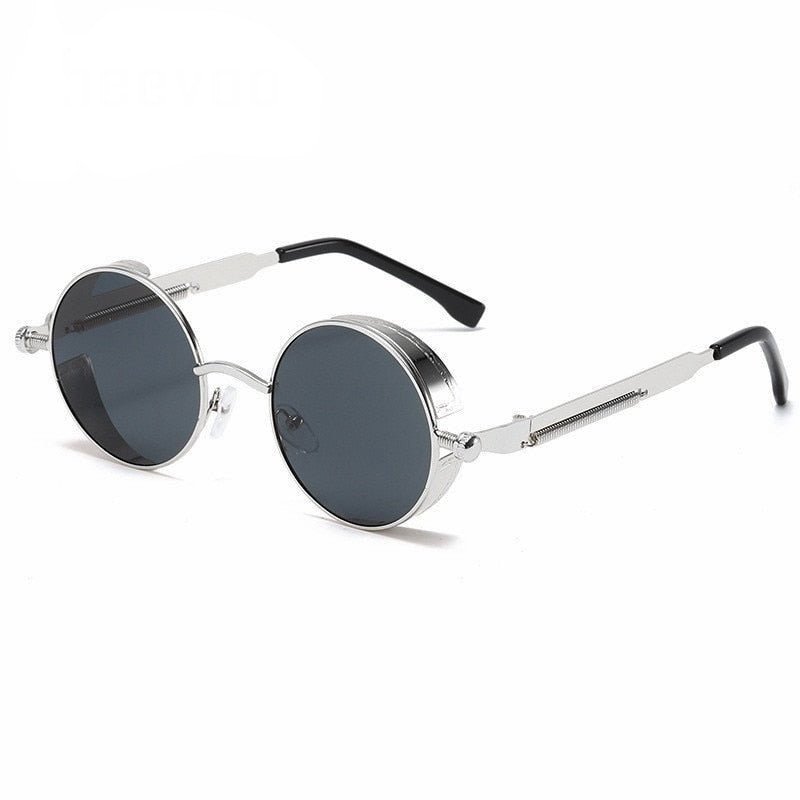 Round UV Protection Sunglasses with Stylish Cosmo Design-1
