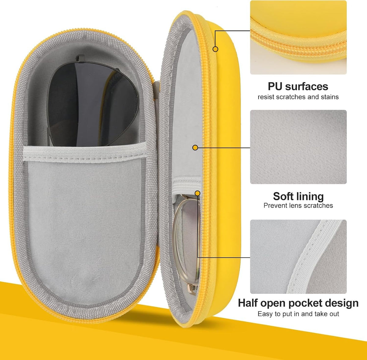 double sunglasses case