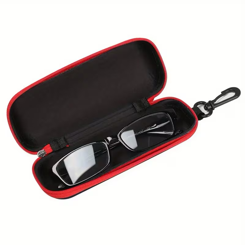 Hard Sunglasses Case – Oxford Cloth, Zipper & Hook-12