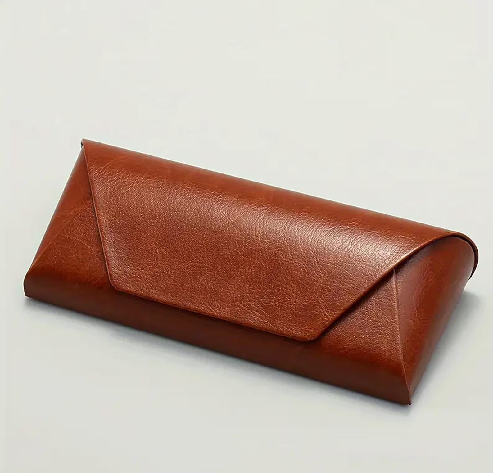Faux Leather Sunglasses Case – Velvet-Lined Hard Case-2