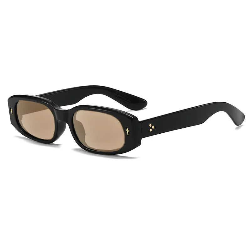 Elegant small rectangle eyewear for women reading books and using mobile phones