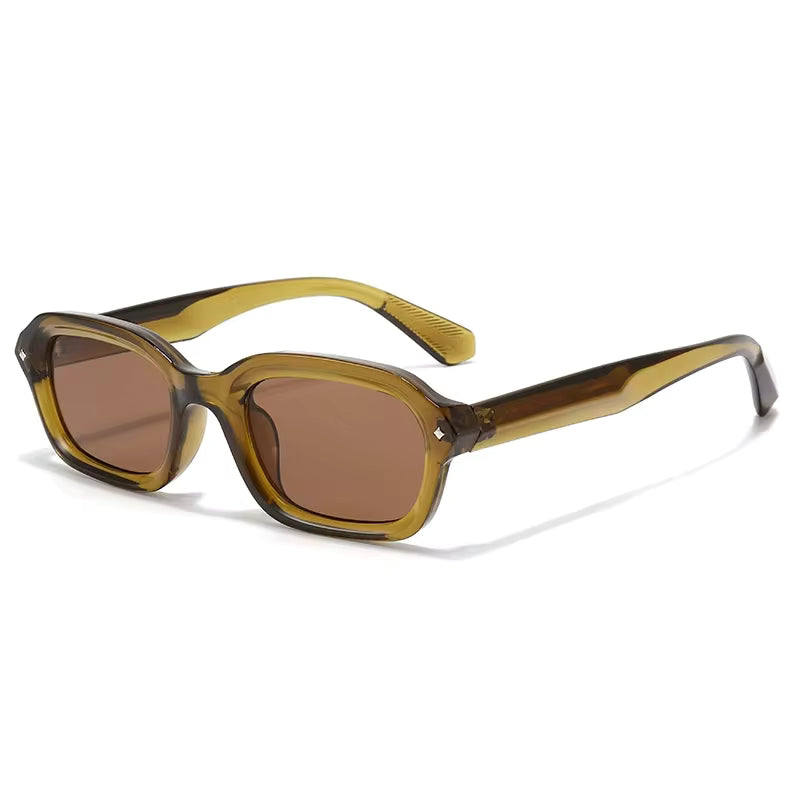 Unisex small square prescription reading glasses in modern fashionable colors
