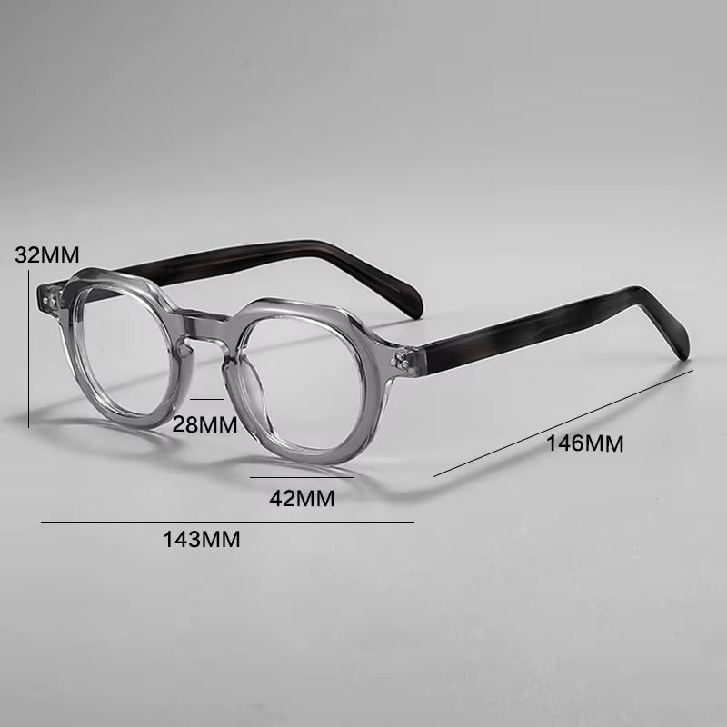 Gatenac Small Face Prescription Glasses Men-9