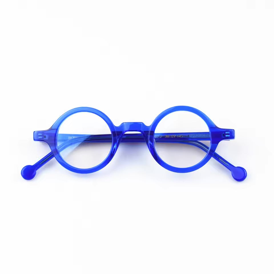minimalist round eyeglasses retro classic look