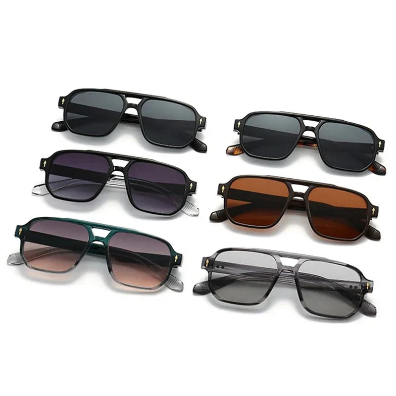 Durable Poly Unisex Sunglasses with Stylish Alloy Frames-8