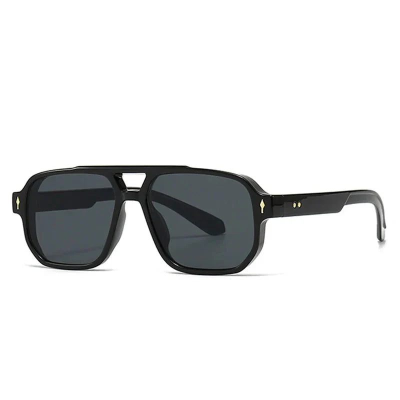 Durable Poly Unisex Sunglasses with Stylish Alloy Frames-3