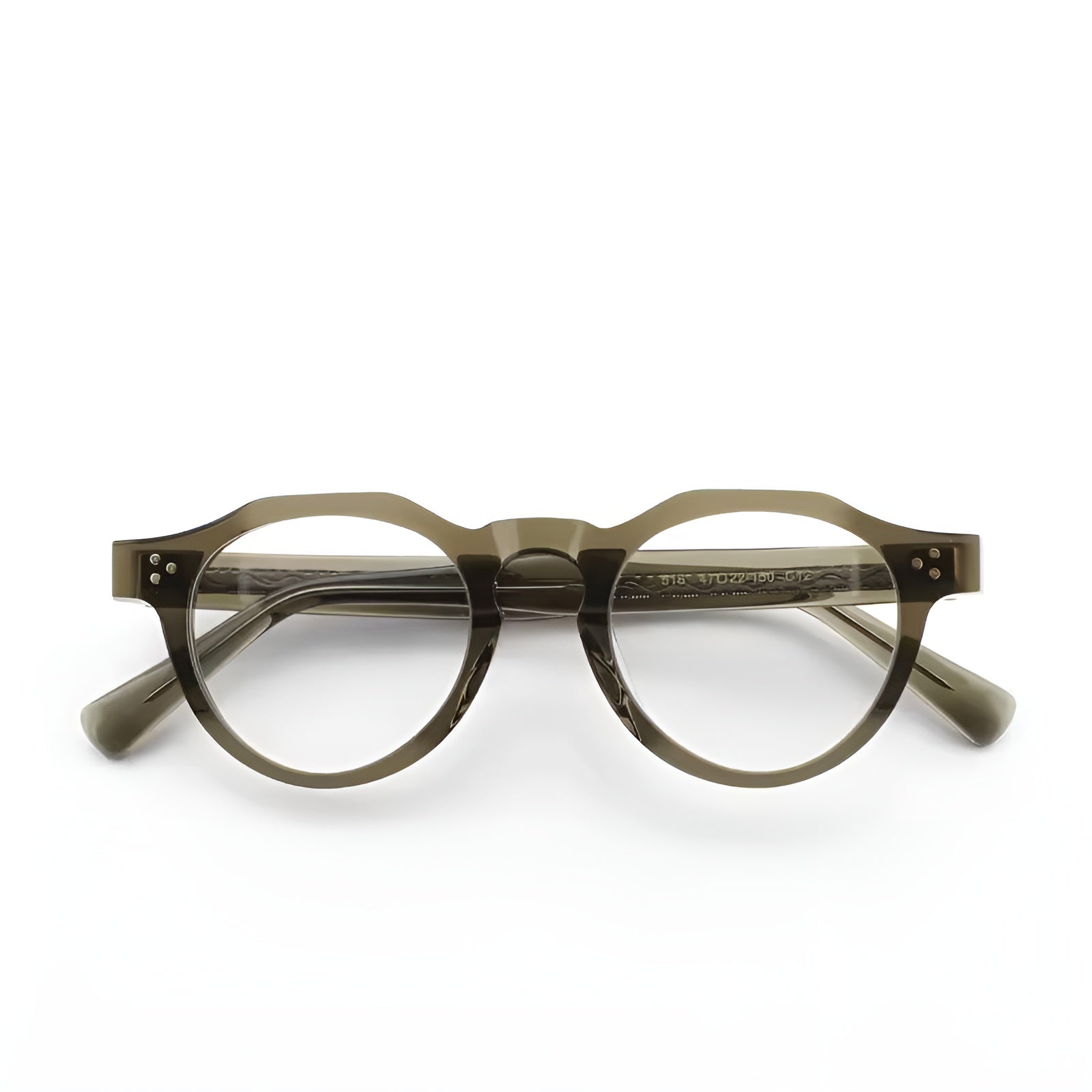 round acetate eyeglass frames prescription ready unisex