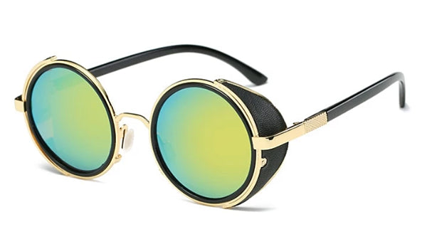 Lime Retro Side Shield Sunglasses for Stylish Men-1