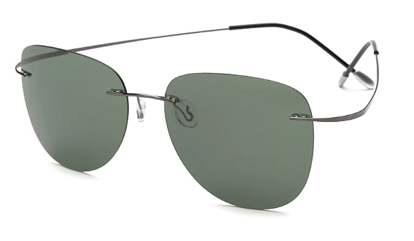 Lightweight Green Aviator Sunglasses for Men  Classy and Stylish Accessory
