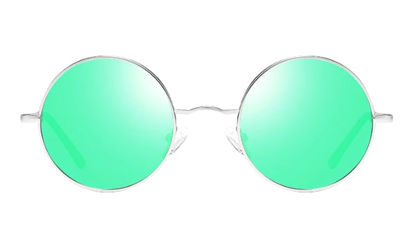 Green Polarized Round Sunglasses for Men - Classy  Stylish Eyewear-2