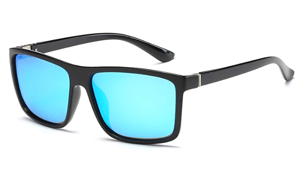 Mens Blue Square Sunglasses - Stylish and Classic Eyewear-1