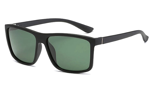 Stylish Green Square Sunglasses for Men - Classy Summer Accessory-1