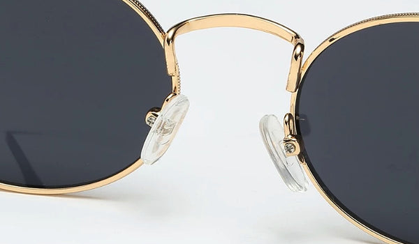Mens Black Oval Sunglasses - Stylish and Classy Eyewear for Every Occasion-4