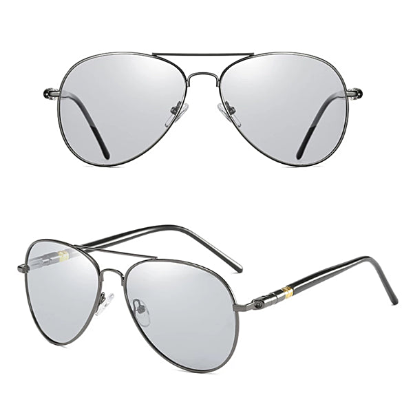 Photochromic Aviator Sunglasses for Men - Stylish  Classy Design-3