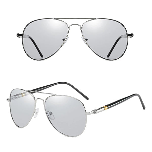 Photochromic Aviator Sunglasses for Men - Stylish  Classy Design-4
