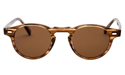 Retro Brown Classy Mens Sunglasses for Stylish Outdoor Looks-1