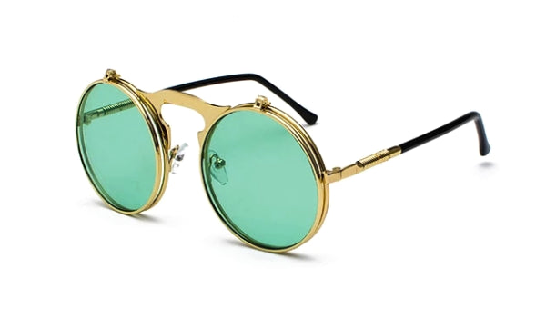Transparent Flip-Up Sunglasses for Men - Classy Style 4 Color Options-4