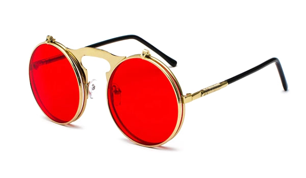 Transparent Flip-Up Sunglasses for Men - Classy Style 4 Color Options-1