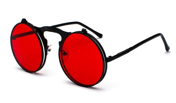 Transparent Flip-Up Sunglasses for Men - Classy Style 4 Color Options-2