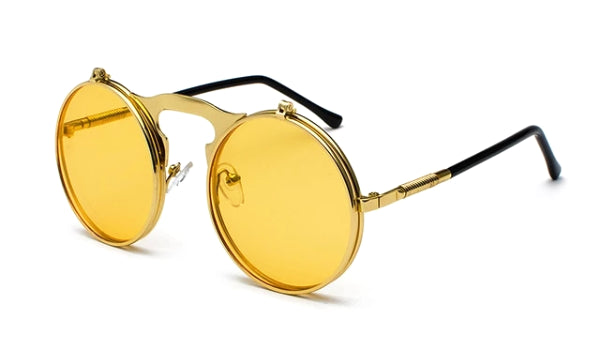 Transparent Flip-Up Sunglasses for Men - Classy Style 4 Color Options-3