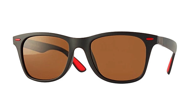 Polarized Brown Beach Sunglasses for Men - Classy Coastal Style-1