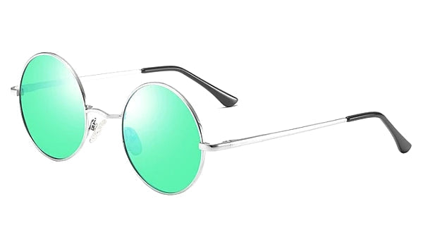 Green Polarized Round Sunglasses for Men - Classy  Stylish Eyewear-1