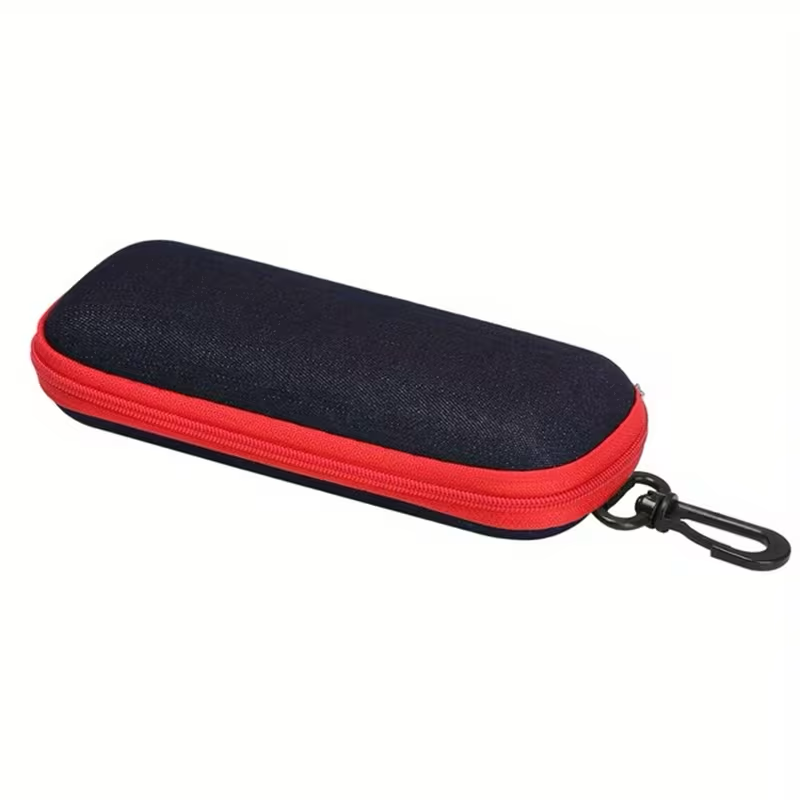 Hard Sunglasses Case – Oxford Cloth, Zipper & Hook-6