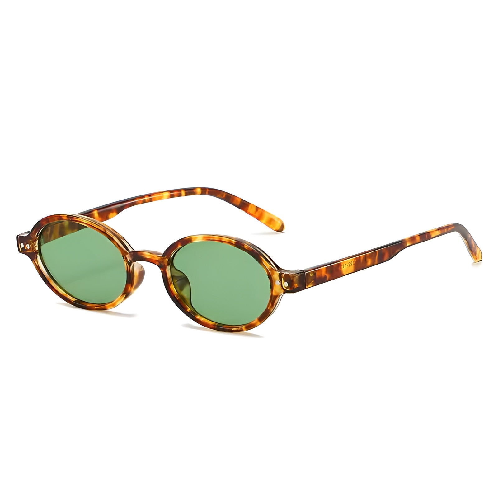 retro oval round sunglasses small frame unisex