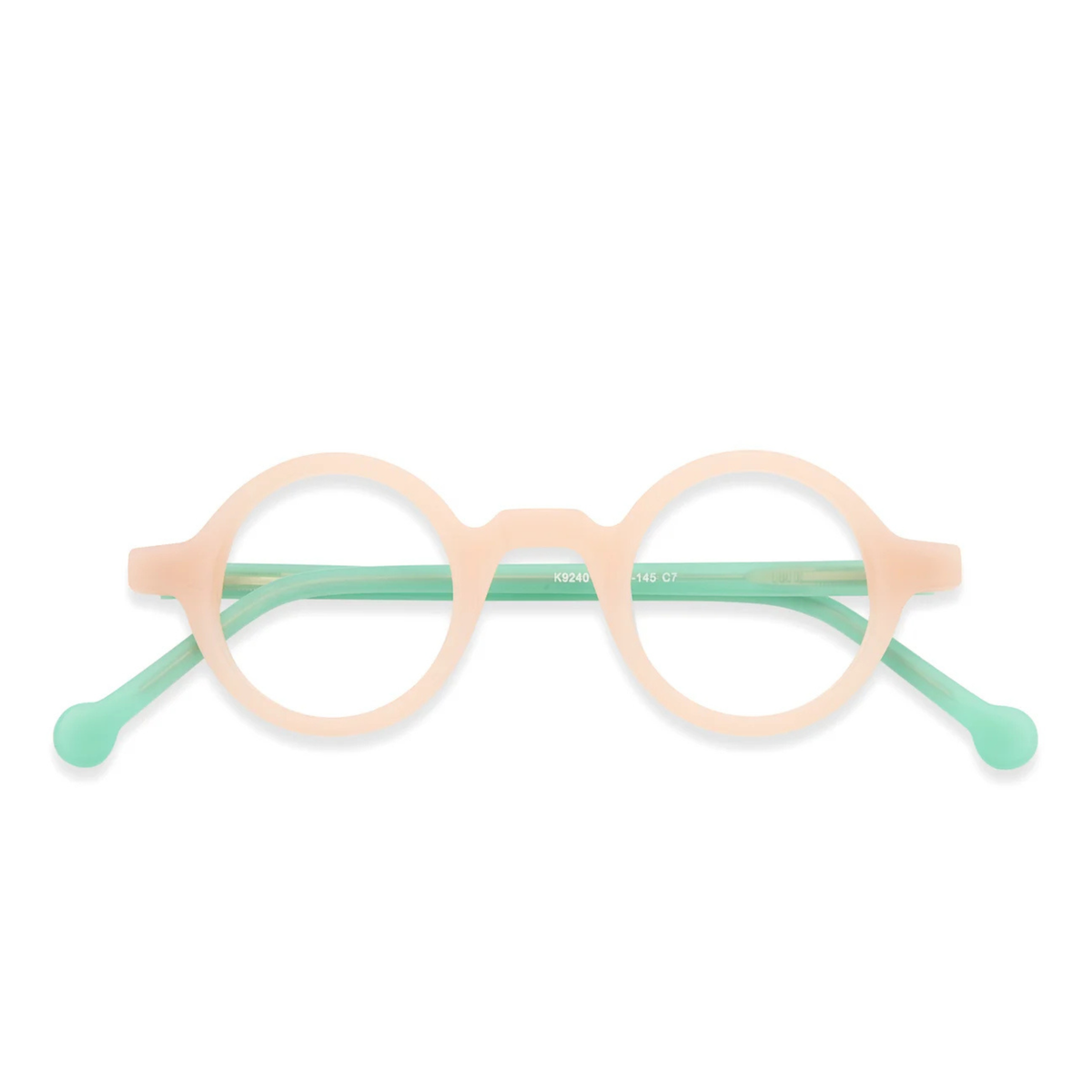 retro round eyeglasses clear lens optical frame