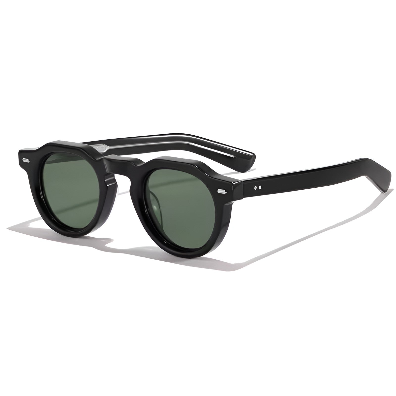 retro round sunglasses small frame high quality acetate UV400 glasses